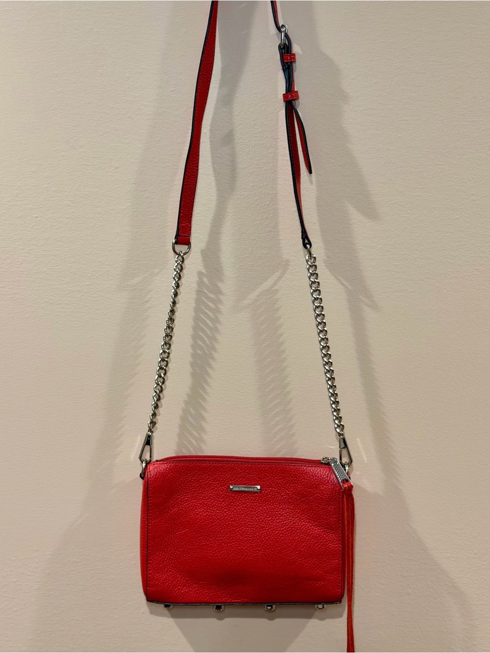 Rebecca Minkoff Red Leather Crossbody Purse